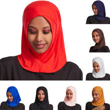 Muslim Women Hijab Turban One Piece Amira Ready To Wear Instant Scarf Islamic Headscarf Full Cover Shawl Wrap Inner 2024 - buy cheap