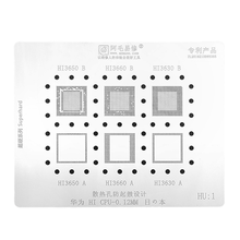 Amao HU1/HU2/HU3 BGA Reballing Stencil Plant Tin Net for Huawei  HiSilicon Kirin Hi3670/3660/3650 CPU RAM Chip IC 0.12mm 2024 - buy cheap