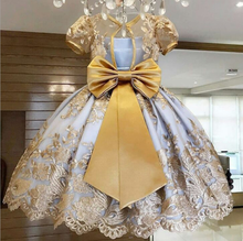 Летнее платье принцессы платье для девочек, костюм для детей с вышивкой вечерние платья с бантом для девочек, нарядное платье для маленьких девочек свадебное платье на возраст 3, 4, 10 лет 2024 - купить недорого