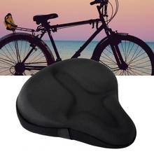 Thickened Bike Seat Cushion Wide Silicone Soft Pad Comfortable Sponge Not Deform Bicycle Saddle Cover Front Cushion Cover 2024 - buy cheap