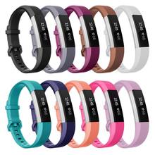 Watch Strap Silicone for Fitbit Alta/ Alta HR / ACE Smart Watch Fitness Sport Watch Band Watch Bracelet 14 Colors Pulseira 2024 - buy cheap