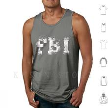 Camisetas de tirantes del Fbi, chaleco 100% algodón, X Files, policía de investigación, policía, Juez Infidel, Militar 2024 - compra barato