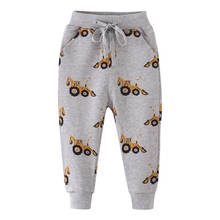 Funnygame New Autumn Winter Sweatpants For Boys Cars Trousers Pants Fashion Sport Drawstring Kids Full Length Harm Pants 2024 - buy cheap