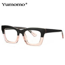 Retro Cat Eye Women Spring Glasses Frame Clear Anti-Blu-Ray Eyewear Men Fashion Optical Frame Stainless Steel Wire Arm 2024 - buy cheap