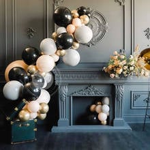 20-50pcs Pastel Blac Balloons Matte Gray Macaron Balloon Wedding Decoration Birthday Party Supplies 5-12inch Big Baloon Supplies 2024 - buy cheap