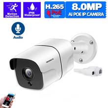 Câmera de segurança à prova d'água, kit de câmeras de segurança 4k poe ip com visão noturna ir, cctv, sistema de vigilância de vídeo 2024 - compre barato