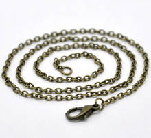 DoreenBeads сплав на железной основе соединительный кабель цепи ожерелье Античная бронза Цвет, сделай сам, ювелирное изделие 45,6 см в длину, цепи, Размеры: 2x3 мм, 12 шт. 2024 - купить недорого