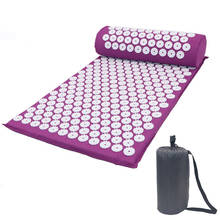 Massager Cushion Massage Acupressure Yoga Mat Relieve Stress Back Body Pain Spike Mat Head Neck Foot Needle Massager Pad Pillow 2024 - купить недорого