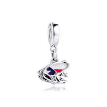 Puerto Rico Frog Dangle Charm Genuine 925 Sterling Silver Jewelry Fits Pandora Bracelet Beads for Women DIY Making kralen 2024 - buy cheap