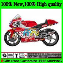 RS125R Para Aprilia RS 125 R RR RS125 99 Vermelho prata 00 01 02 03 04 05 64BS.141 RS4 RS-125 1999 2000 2001 2002 2003 2005 Carenagem 2024 - compre barato