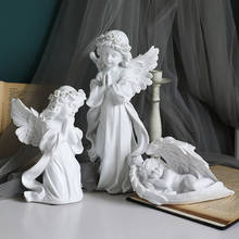 Resin Angel Model Fairy Figurines Home Decoration Accessories for Living Room Europe Style Figurines Souvenirs Christmas Gifts 2024 - buy cheap
