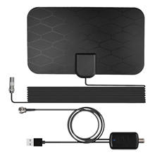 Indoor 4K 25DB High Gain HD TV DTV Box Digital TV Antenna 2000 Miles Booster Active Indoor Aerial HD Flat Design 2024 - buy cheap