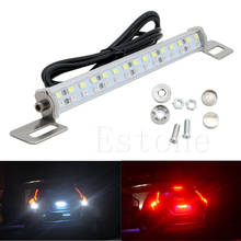 Car 30 LED 18W Light Bar Brake Tail Reverse Rear License Plate Lamp Red & White 2024 - buy cheap