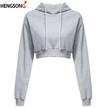 Fashion Women's Long Sleeve Hooded Top Black Grey Sweatshirt Ladies Harajuku Pullover Hoodies Sweatshirt Autumn Winter Clothes 2024 - buy cheap