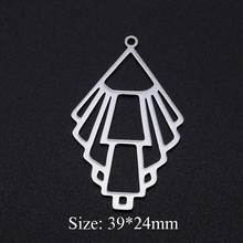 3pcs/lot Fabulous Geometric 316L Stainless Steel DIY Earring Charms Wholesale For Jewelry Making Factory Price 2024 - buy cheap