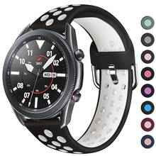 Galaxy watch 3 faixa 45mm 41mm para samsung galaxy watch 46mm ativo 2 bandas de silicone para amazfit bip gts cinta 20mm 22mm correa 2024 - compre barato