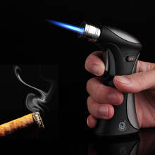 Portable Spray Gun Lighter Jet Torch Turbo Gas Lighter Cigar Pipe Lighter Butane Light Cigarette 1300 C Fire Windproof 2024 - buy cheap