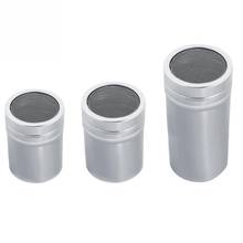 Stainless Steel Cocoa Powder Shaker Mesh Shaker Powder Cans Coffee with Lid Chocolate Icing Sugar Shaker Sifter 2024 - buy cheap