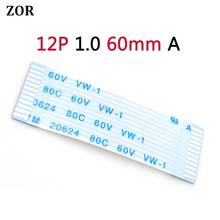 2 pces 12 pino liso interruptor fita 12 p cabo flexível botão de alimentação 12pin 1.0mm para a frente comprimento 60mm awm 20624 80c 60 v VW-1 2024 - compre barato
