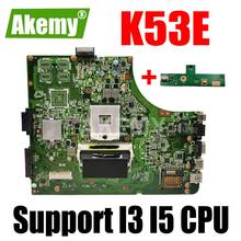 ERILLES NEW K53SD REV2.3 материнская плата для ноутбука ASUS K53E K53 A53E A53S X53S X53E P53 оригинальная материнская плата с поддержкой I3 I5 CPU GMA 2024 - купить недорого
