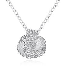 ZEMIOR Silver Plated Necklace Fashion Woman Necklace Spherical Creative Boutique Jewelry Send Friends Romantic Anniversary Gift 2024 - buy cheap