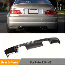 Alerón de fibra de carbono medio para difusor de parachoques trasero, para BMW Serie 3, E46, M3, Coupe, 2 puertas, 2001-2005, personalización de automóviles 2024 - compra barato