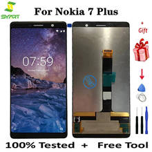 Pantalla LCD para móvil, montaje de digitalizador con pantalla táctil de repuesto para Nokia 7 Plus, N7Plus, TA-1046, TA-1055, TA-1062, 6,0" 2024 - compra barato
