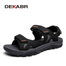 DEKABR Summer Roman Men Sandals High Quality Business Casual Shoes Outdoor Beach Wading Slippers Men's Shoes Big Size 39-46 2024 - buy cheap