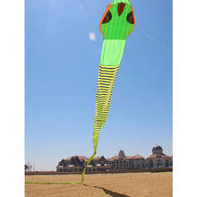 Змеиный воздушный змей 60 м, мягкий Автоматический надувной воздушный змей в виде животного, для взрослых, для спорта на открытом воздухе, инструмент для полета, Однолинейный змей, защита от разрыва 2024 - купить недорого