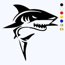 CK3264# Various Sizes shark funny car sticker vinyl decal waterproof car auto stickers for bumper rear window 2024 - buy cheap
