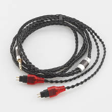 Cable de auriculares B819AG, 8 núcleos, equilibrado, chapado en plata pura, para Sennheiser HD580 HD600 HD650 HDxxx HD660S HD58x HD6xx 2024 - compra barato