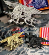 US Navy Seal Eagle Anchor Trident Mini Medal Uniform Insignia Badge Army Badge Halloween Cosplay Prop Brooch Toy 2024 - buy cheap