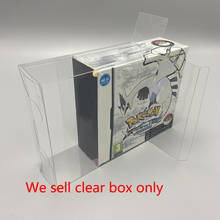 10 шт. защитная коробка для домашних животных для NDS версии ЕС для Pokemon soulsilver версия специальная прозрачная коробка для хранения 2022 - купить недорого