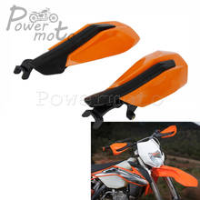 Bicicleta da sujeira De Corrida Motocross Guardas Escova Mão Para EXC-F XC-W XC-F XC 150 250 300 350 450 500 2017-2018 2019 Laranja Handguards 2024 - compre barato