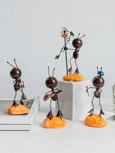 Nordic Creative Ant Ladybug Ornaments Home Desk Decoration Cute Cartoon Miniature Figurines Love Gift 2024 - buy cheap