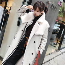 Fashion High Quality Genuine Women's Winter Sheepskin Coat Female Jacket Soft Warm Wool Women's Fur Coats Ropa Para Mujer Zjt514 2024 - buy cheap