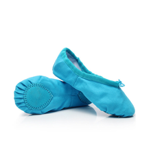 2021 nova alta-grade lona ballet sapatos crianças dança wear sola macia sapatos de dança prática sapatos para crianças 2024 - compre barato