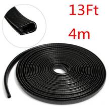 4M 13FT Car Door Moldings Rubber Strip U Shape 10*7MMAuto for Edge Rubber Seal Strip Guard Mold Protector Cover Trim Tool 2024 - buy cheap