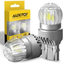 2x 7443 7444 T20 W21/5W LED Bulb 12V 6000K White Daytime Running Light Backup Reverse Lamp For Lada Vesta Granta Kalina Priora 2024 - buy cheap