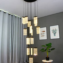 Luminaria nórdica industrial, lámpara colgante de hierro para restaurante, sala de estar, dormitorio, decoración 2024 - compra barato