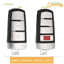 KEYECU 3 /4 Buttons Smart Remote Key Keyless Case Fob For VW Passat B6 3C B7 Magotan CC Car key shell 2024 - buy cheap