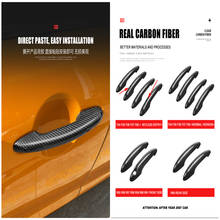 Capa de fibra de carbono para porta de carro, capa protetora para mini cooper f55 f56 f54 f60 r55 r56 r60 countryman clubman 2024 - compre barato