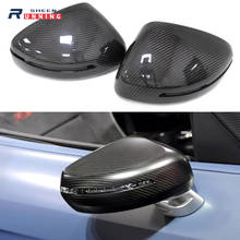 For Audi R8 TT TTS Mirror Covers Carbon Fiber Rear View Mirror Cover 2007 - UP Add On Style & Replacement Style Carbon Side Caps 2024 - buy cheap