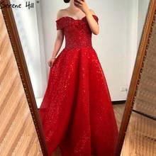 Serene Hill Red A-Line Beading Evening Dresses 2021 Sweetheart High-end Sexy Formal Dress Design LA70717 2024 - buy cheap