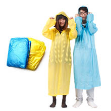 One-Time Emergency Waterproof Cloth Raincoat Travel Camping Must Rain Coat Adult Unisex Color Random 1 pcs 2024 - buy cheap