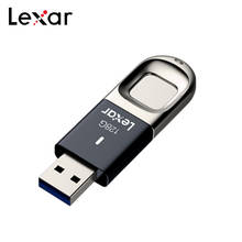 Lexar Jumpdrive F35 USB 3.0 Flash Drive 32GB 64GB 128GB 256GB U Disk 150MB/s Fingerprint Memory Stick Pendrive For PC 2024 - buy cheap