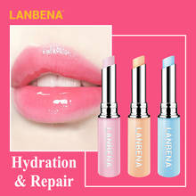 LANBENA 3 Style Lip Balm Moisture Color Mood Changing Lipstick Long Lasting Remove Lip Line Makeup Base Natural Extract Lip Care 2024 - buy cheap