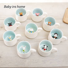 Cute Milkcow Ceramic Coffee Mug Animal Mugs Creative Drinkware Coffee Milk Cups Mugs Coffee Cups Novelty Gifts 2024 - buy cheap