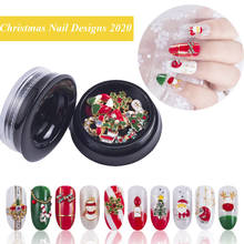 10pc/bag 0.56 oz Xmas 3D Nail Decoration Alloy Snowflake Nail Rhinestones Gems Accessories Christmas Nail Designs 2020 #PNR-131 2024 - buy cheap