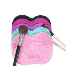 Foundation Makeup Brush Scrubber Board Silicone Makeup Brush Cleaner Pad Make Up Washing Brush Gel Cleaning Mat Hand Tool 2024 - buy cheap